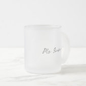 Tasse Givré Cadeau pour l'enseignant (Devant droit)