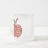 Tasse Givré Cadeau pour l'enseignant (Devant gauche)