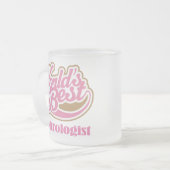 Tasse Givré Cadeau rose de néphrologue (Devant gauche)
