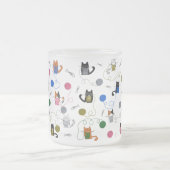 Tasse Givré Cadeau Tricot Chat, Chat Avec Fil, Cadeau Maman Ch (Centre)
