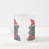 Tasse Givré Cadeaux de Noël Affenpinscher (Devant gauche)