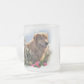 Tasse Givré Cadeaux Golden Retriever (Devant gauche)