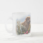 Tasse Givré Cadeaux Golden Retriever (Gauche)