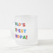 Tasse Givré Cadeaux lumineux de couleurs de grand-papa du (Devant gauche)