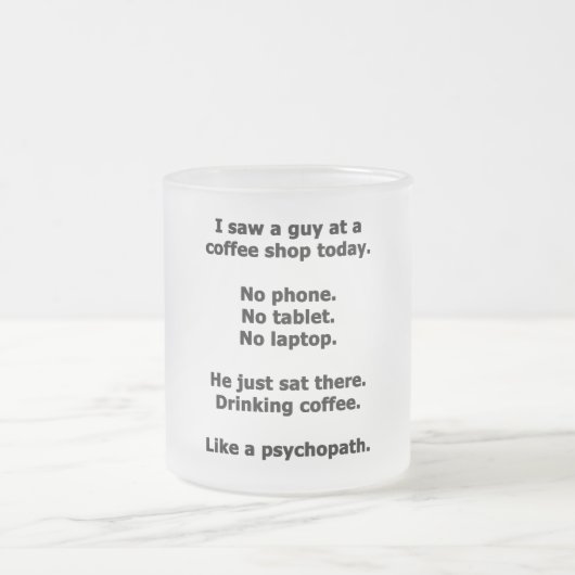 Tasse Givré Café (Centre)