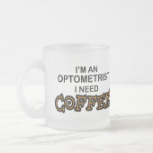 Tasse Givré Café du besoin - optométriste (Gauche)