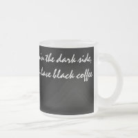 Café noir et blanc
