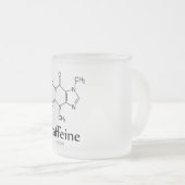 Tasse Givré Caféine Molécule (Devant droit)