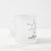 Tasse Givré Caféine Molécule (Devant gauche)