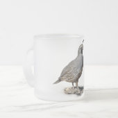 TASSE GIVRÉ CAILLES DE CALIFORNIE 2 (Devant gauche)