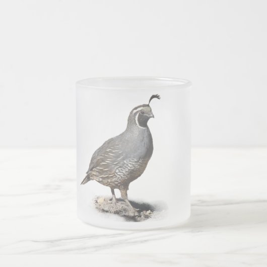 TASSE GIVRÉ CAILLES DE CALIFORNIE 2 (Centre)