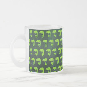 Tasse Givré Caméléon mignon vert