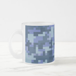 Tasse Givré Camo numérique bleu clair Musique givrée