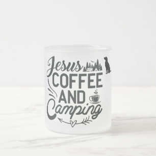 Tasse Givré Camping de verre dépoli