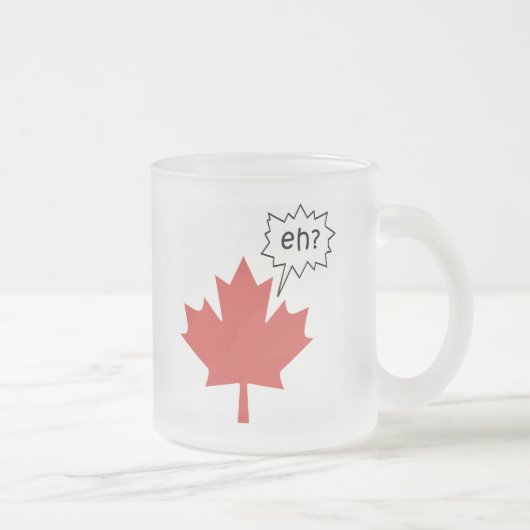 Tasse Givré Canadien drôle (Droit)