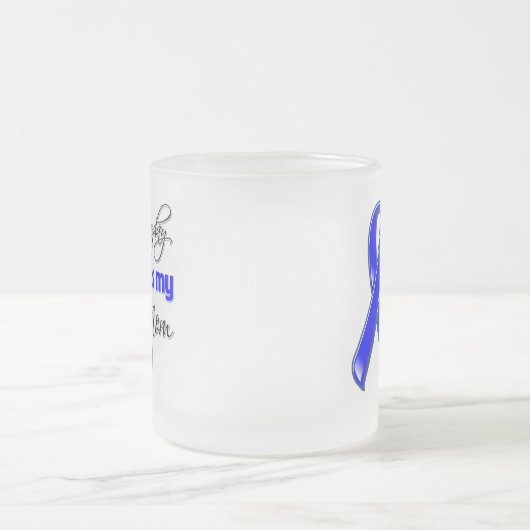 Tasse Givré Cancer du colon quotidien de Mlle My Mom d'I (Centre)