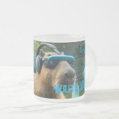 Tasse Givré capybara drôle de muqueuse (Devant droit)