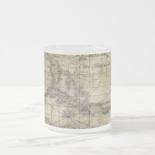 Tasse Givré Caraïbes - ancienne carte (Centre)