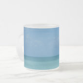 Tasse Givré Caraïbes Horizon Tropical Turquoise Bleu (Devant gauche)