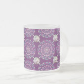 Tasse Givré Cardinal rouge Rosace (Devant droit)