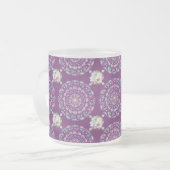 Tasse Givré Cardinal rouge Rosace (Devant gauche)