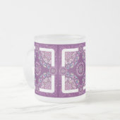 Tasse Givré Cardinal rouge Rosace (Devant gauche)