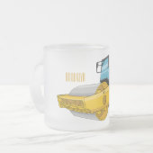 Tasse Givré Caricature à rouleaux de route (Devant gauche)