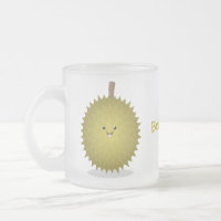 Caricature de durian joyeux