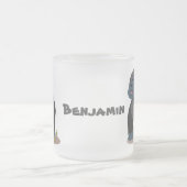 Tasse Givré Caricature de gros gorilles joyeux (Centre)