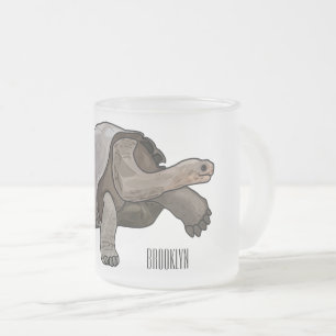 Tasse Givré Caricature de la tortue des Galapagos