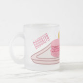 Tasse Givré Caricature de Macaron (Gauche)