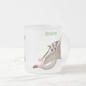 Tasse Givré Caricature de planeur de sucre joyeux (Devant droit)