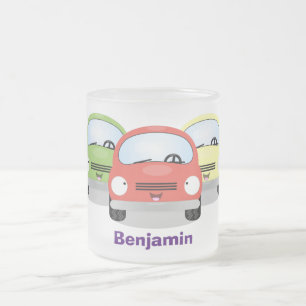 Tasse Givré Caricature de voitures Cute kawaii