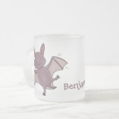 Tasse Givré Caricature de vol de chauve-souris (Devant gauche)
