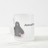 Tasse Givré Caricature mole joyeux (Devant gauche)