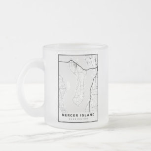 Tasse Givré Carte de l'île Mercer