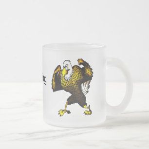 Tasse Givré Cartoon Combattre l'aigle