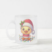 Tasse Givré Cartoon de canard de Noël Père Noël-68362 (Gauche)