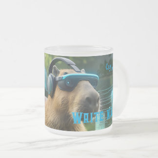 Tasse Givré Casque de réalité virtuelle Cyberpunk Capybara Tas