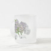 Tasse Givré Casquette en dentelle bleue Hydrangea (Devant gauche)