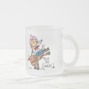 Tasse Givré Cavalier Fille Stick Ride Em Tshirts et Cadeaux Co