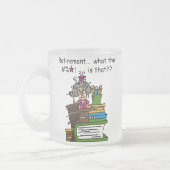 Tasse Givré Ce qui est humour de retraite (Gauche)