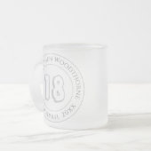 Tasse Givré Célébration commémorative d'anniversaire Personnal (Devant gauche)