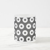 Tasse Givré Cercles noirs et blancs (Centre)