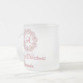 Tasse Givré Cerise de Noël (Devant gauche)
