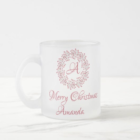 Tasse Givré Cerise de Noël (Gauche)