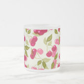 Tasse Givré Cerise rouge mûre. (Centre)