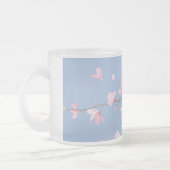 Tasse Givré Cerisiers en fleurs - Bleu de sérénité (Gauche)