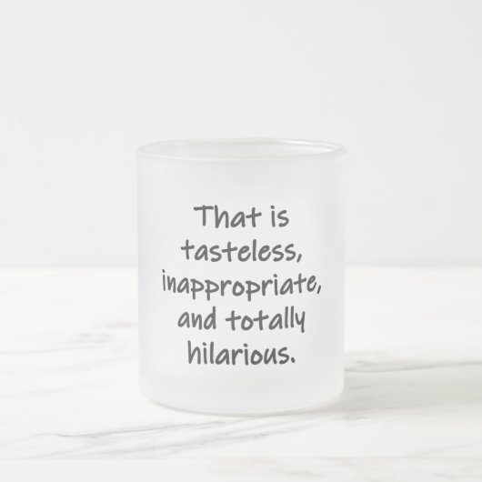 Tasse Givré C'est sans goût (Centre)