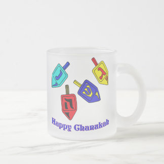 Tasse Givré Chanukah Dreidels